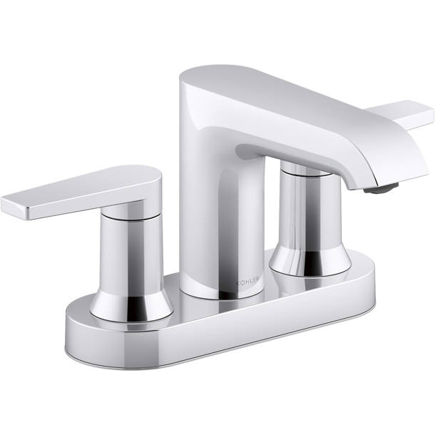 K102704BN Kohler Forté Centerset Bathroom Faucet with Drain Assembly